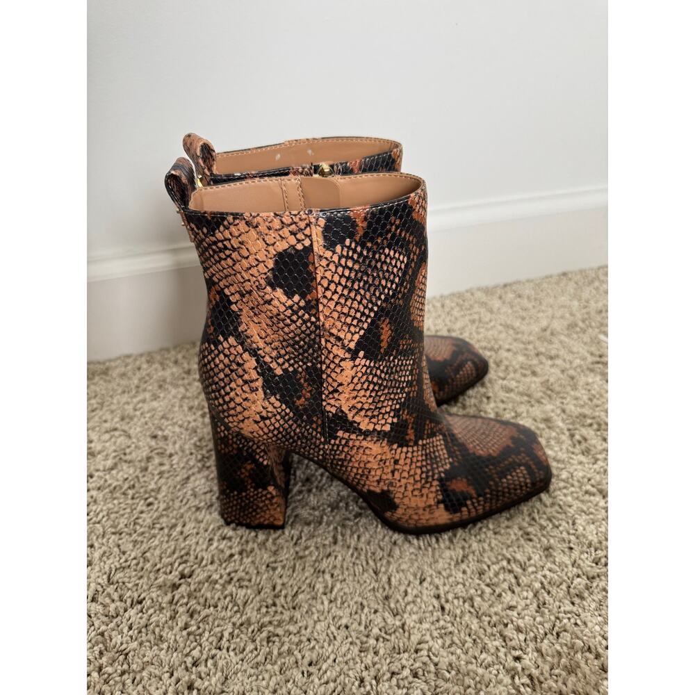 Circus by Sam Edelman Pascha Snake Print Western Mid Calf Boots NWOB Size 7